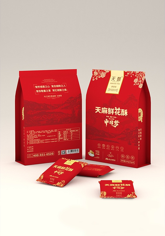 天麻鲜花酥